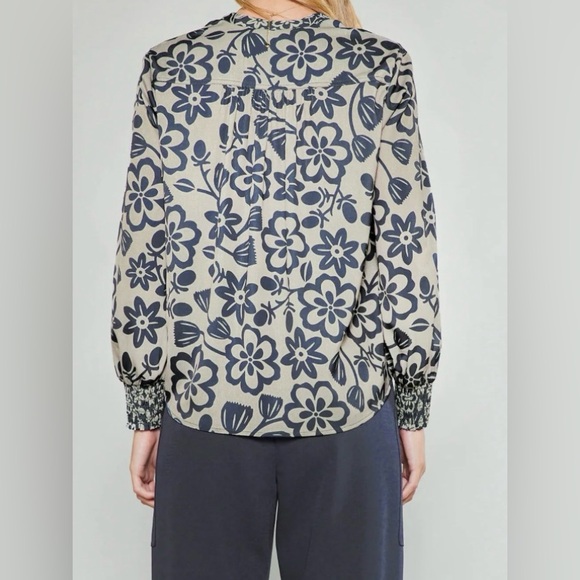 Current Air Los Angeles  + Anthropologie Floral Blouse Sz S NWT - Picture 3 of 10